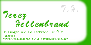 terez hellenbrand business card